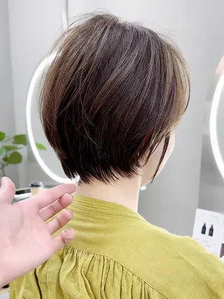 ショート カラー i.+sapporo所属・ショート/レイヤー /札幌/小山内のヘアスタイル