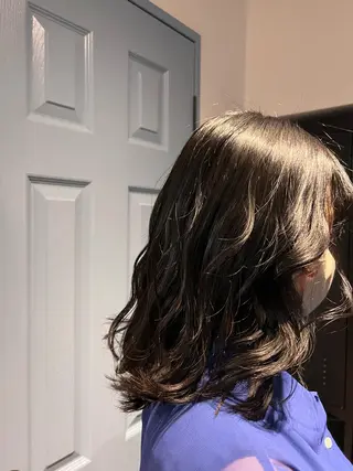 ミディアム saki/Insta fleur_sakiのヘアスタイル