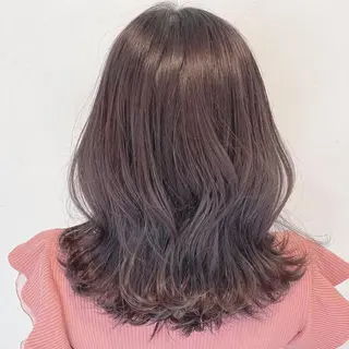 ミディアム カラー The book hand salon所属・伊藤 さやかのヘアスタイル