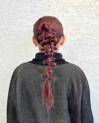 ロング カラー ヘアアレンジ 楓夏️🫧/モデル様 募集中/ヘアアレンジのヘアスタイル