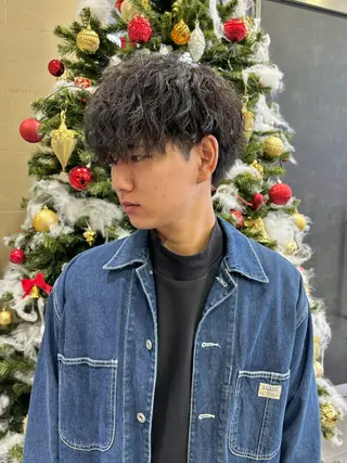 パーマ メンズ 骨格矯正/理論パーマ /悩み改善/yuyaのヘアスタイル