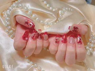 ネイル ネイルサロンAiri 長さ出し·シンプルのネイルデザイン