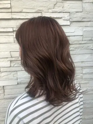 ミディアム 😺ヒアリング 重視😺小川のヘアスタイル