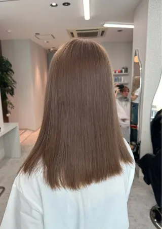 ロング カラー 前田 竜一のヘアスタイル