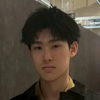 ミディアム パーマ メンズ 金山駅前メンズカット モデル募集 青島永透のヘアスタイル