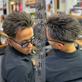 ショート カラー メンズ era2d所属・マコト/心斎橋 メンズ専門店のヘアスタイル