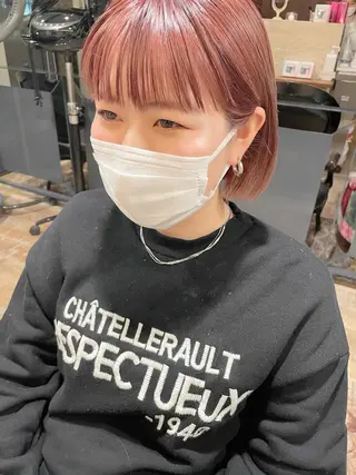 ショート ショート ボブ 梅田 木戸健人のヘアスタイル