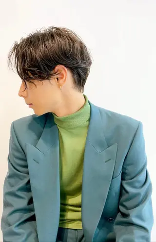 ショート パーマ メンズ メンズパーマ タカキリョウのヘアスタイル