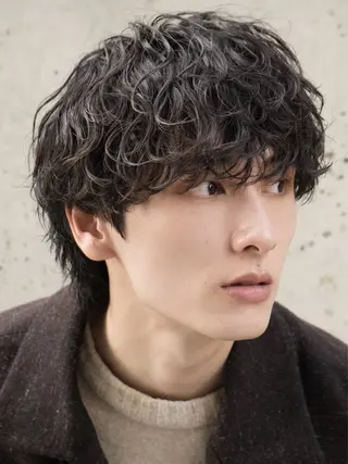 ショート パーマ メンズヘア fifth前比嘉💥のヘアスタイル