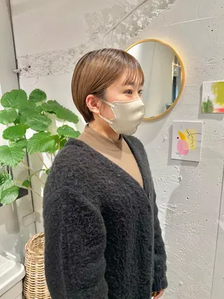 ショート 石井 菜々のヘアスタイル