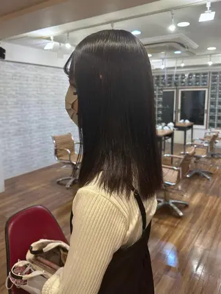 セミロング カラー yuko🌷マツパ/ パリジェンヌのマツエク・マツパデザイン