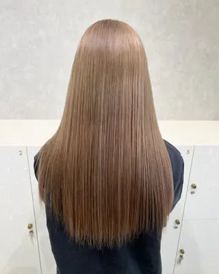 ロング カラー 韓国ヘア🇰🇷透明 感カラー/yui💞のヘアスタイル