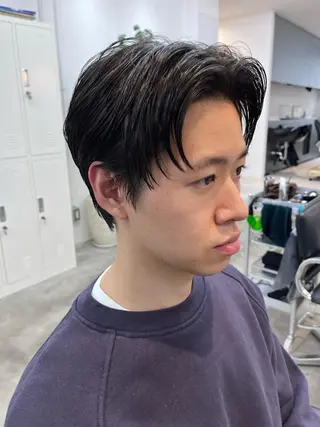 ショート メンズ 堀江/心斎橋/西大橋 四ツ橋【Vers】のヘアスタイル