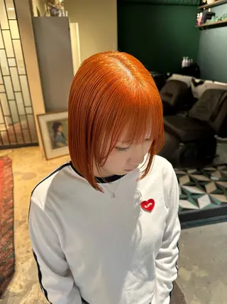 ショート カラー もりやま りりかのヘアスタイル