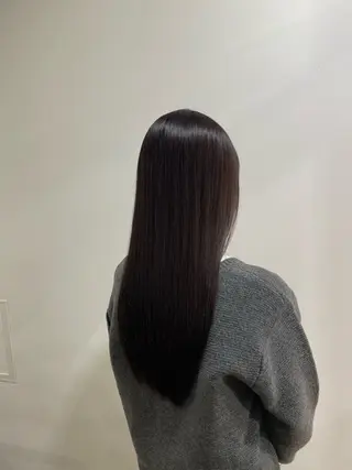 セミロング オオシマ ミユのヘアスタイル