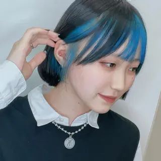 ショート カラー 🥀韓国アイドルヘア 𝐡𝐚𝐫𝐮🥀のヘアスタイル