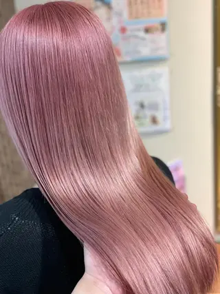 カラー ロング 縮毛矯正しかしない人 栄 矢場町 服部飛鳥のヘアスタイル