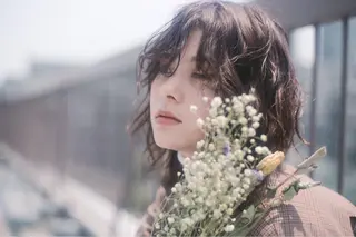 ミディアム カラー 韓国ヘア ♡tomimaのヘアスタイル