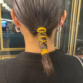 ショート カラー ヘアアレンジ マツエク・マツパ Kawaguchi Arisaのヘアスタイル