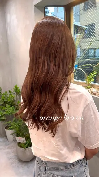 ロング カラー RIYA❤︎ Aujuaソムリエのヘアスタイル