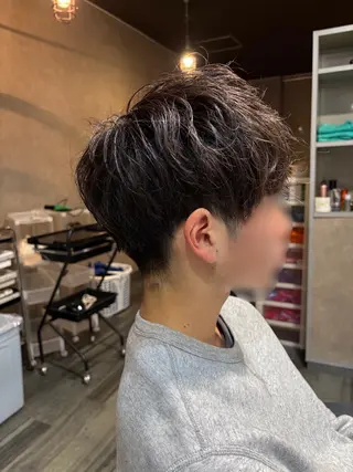 パーマ メンズ のどか 노도카のヘアスタイル