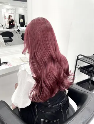 ロング カラー 🎀愛されピンク ラベンダー💜ゆいのヘアスタイル