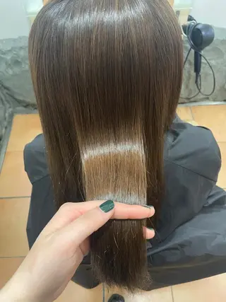 ロング パーマ ツヤハイトーン/ レイヤー💫mayuのヘアスタイル