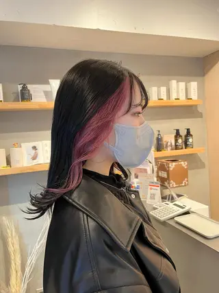 セミロング 🌙透明感カラー✖︎ カンナ🌙のヘアスタイル