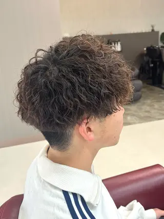 ショート パーマ メンズ KEN 🌟のヘアスタイル