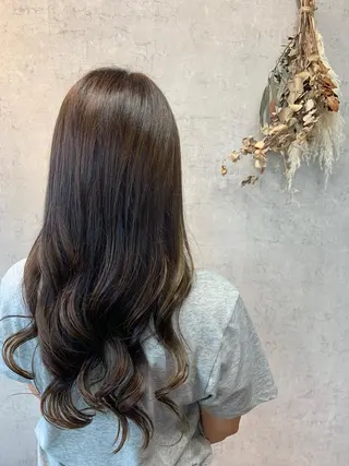 カラー 大島 千怜のヘアスタイル