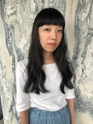 ロング LANVERY所属・藤井 さと実のヘアスタイル