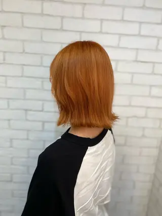 ミディアム カラー ヨシダ フミノリのヘアスタイル