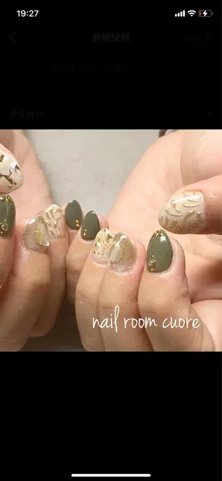 ネイル nail room  cuore所属・松尾 典子のネイルデザイン