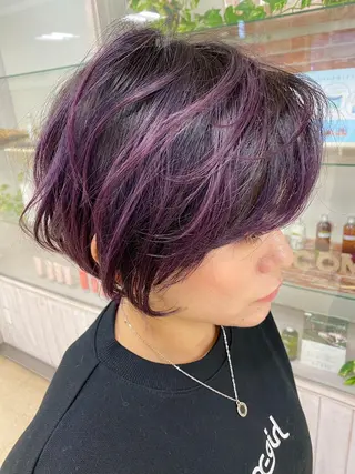 ショート カラー 菅村 勇亮のヘアスタイル