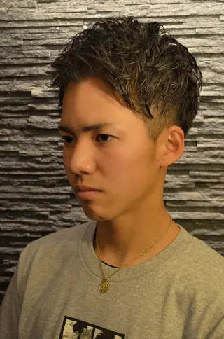 ショート メンズ hiroginza新橋銀座口店モデル専用所属・岩間 佳祐のヘアスタイル