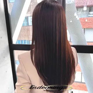 カラー Endearing 銀座/レイヤーカットのヘアスタイル