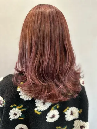 ミディアム カラー K Harukaのヘアスタイル