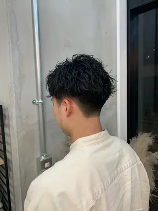 パーマ メンズ 三谷 浩也のヘアスタイル