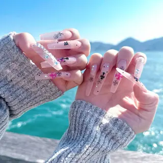 ネイル Ｌｉｎｏ’ｂ所属・Aulu'b るなのネイルデザイン