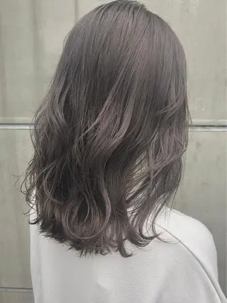 セミロング ヘアアレンジ 🫧透明感カラー/ ナルハ🫧のヘアスタイル