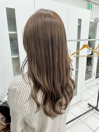 ロング カラー レイヤー/ハイトーン ೀユイ🌙のヘアスタイル