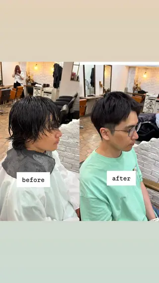 メンズ アトリエマイ北千住所属・永塚 萌花のヘアスタイル