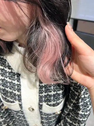 セミロング カラー TOMONA👑 GiseL梅田店のヘアスタイル