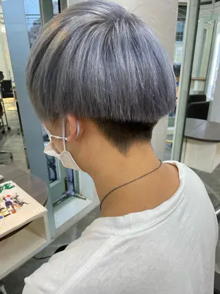 カラー メンズ 平 ちひろのヘアスタイル