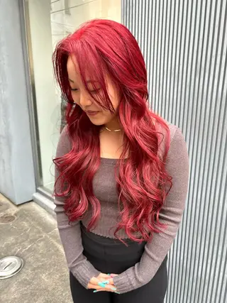 ロング カラー marino マリノのヘアスタイル