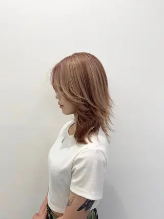 ミディアム 🦁ハイトーン/ 透明感/かずや🦁のヘアスタイル