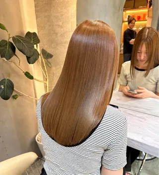 ロング カラー レイヤー/韓国ヘア 縮毛矯正🫧鈴木颯のヘアスタイル