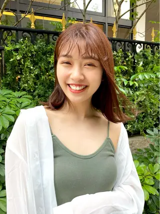 ミディアム カラー アレンジ指名 no.1✨ｈａｋｏのヘアスタイル