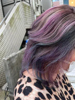 ミディアム カラー 原宿サロン代表 デザインカラー伊藤卓のヘアスタイル