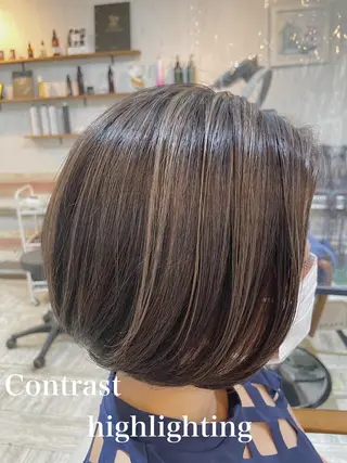 ショート カラー 【垢抜け大人髪】 TIARA西山のヘアスタイル